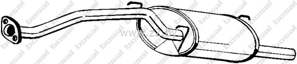 Задняя часть глушителя