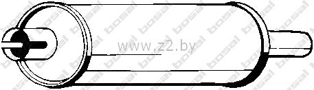 Средняя часть глушителя