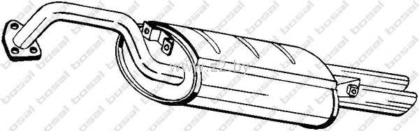 Средняя часть глушителя