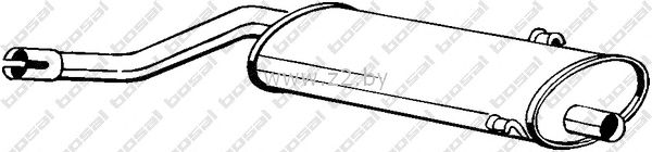 Средняя часть глушителя