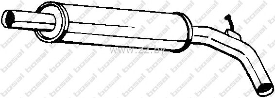 Средняя часть глушителя