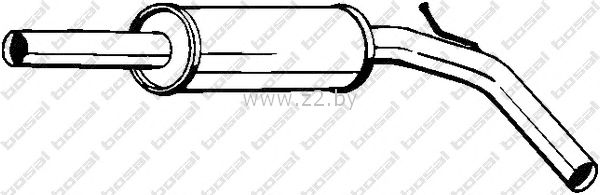 Средняя часть глушителя