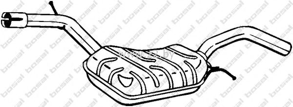 Средняя часть глушителя