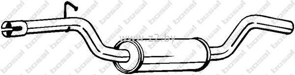 Средняя часть глушителя