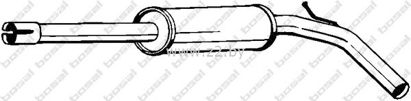 Средняя часть глушителя