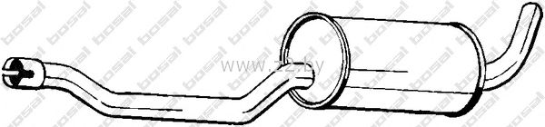 Средняя часть глушителя