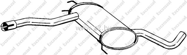 Средняя часть глушителя