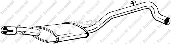 Средняя часть глушителя