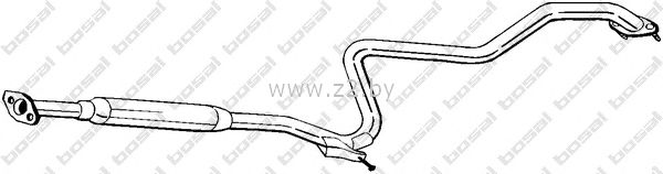 Средняя часть глушителя