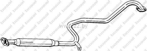 Средняя часть глушителя