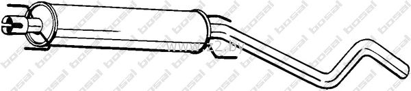 Средняя часть глушителя