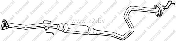 Средняя часть глушителя