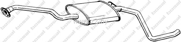 Средняя часть глушителя