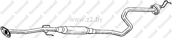 Средняя часть глушителя