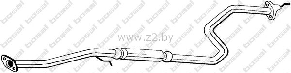 Средняя часть глушителя