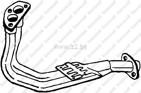 Труба глушителя