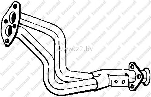 Труба глушителя
