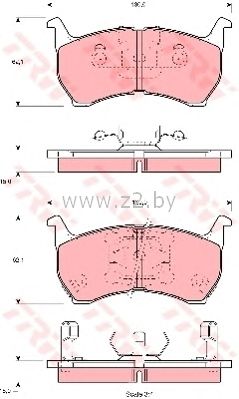 Тормозные колодки дисковые