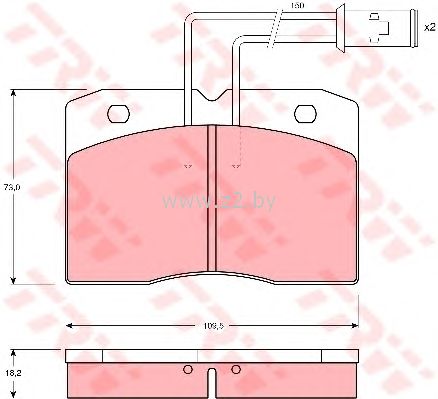 Тормозные колодки дисковые