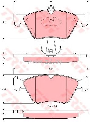 Тормозные колодки дисковые