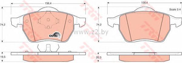 Тормозные колодки дисковые