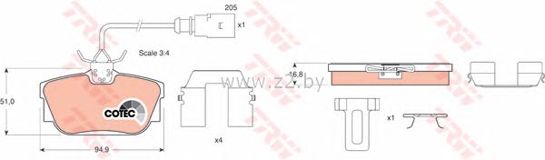 Тормозные колодки дисковые