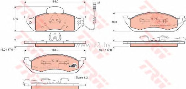 Тормозные колодки дисковые