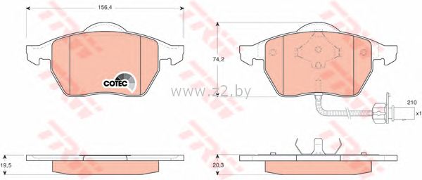 Тормозные колодки дисковые