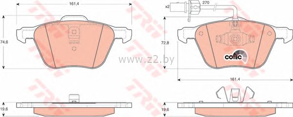 Тормозные колодки дисковые