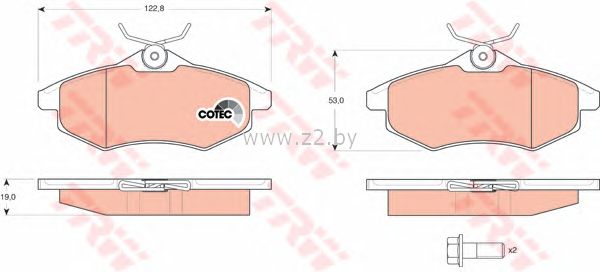 Тормозные колодки дисковые