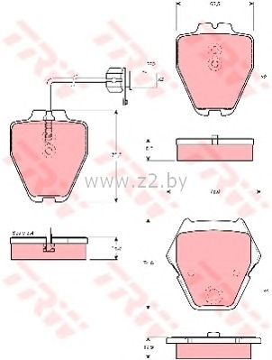Тормозные колодки дисковые