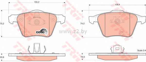 Тормозные колодки дисковые