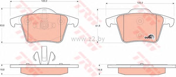 Тормозные колодки дисковые