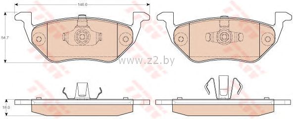 Тормозные колодки дисковые