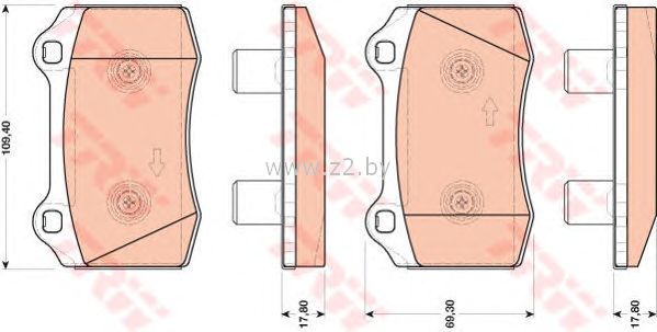 Тормозные колодки дисковые