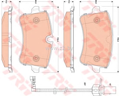 Тормозные колодки дисковые