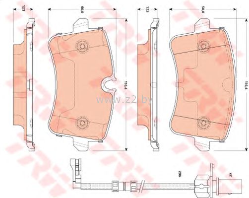 Тормозные колодки дисковые