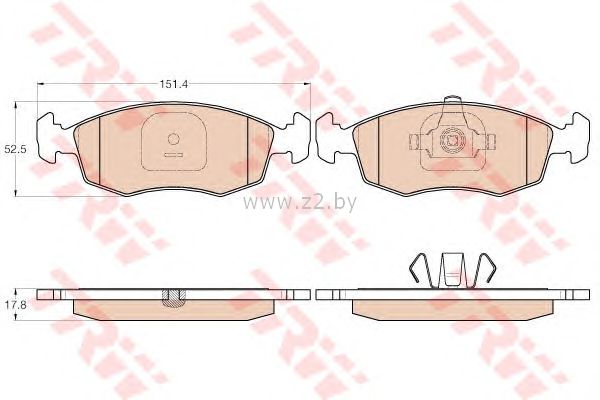 Тормозные колодки дисковые