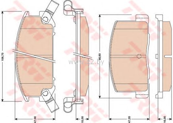 Тормозные колодки дисковые