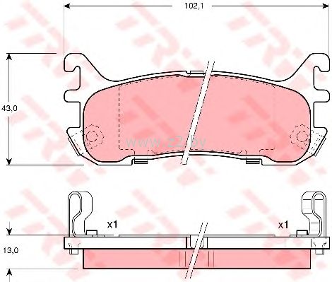 Тормозные колодки дисковые