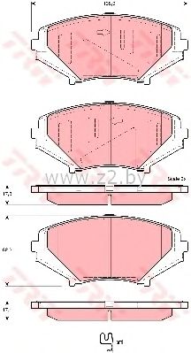Тормозные колодки дисковые