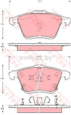 Тормозные колодки дисковые