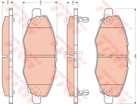 Тормозные колодки дисковые