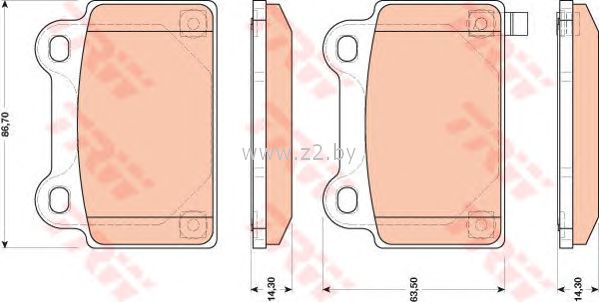 Тормозные колодки дисковые