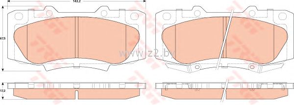 Тормозные колодки дисковые