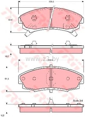 Тормозные колодки дисковые