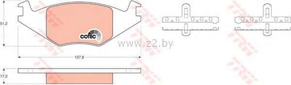 Тормозные колодки дисковые