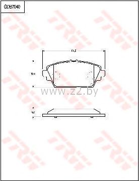 Тормозные колодки дисковые