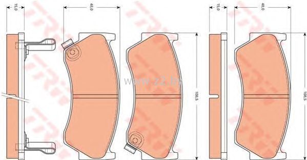 Тормозные колодки дисковые
