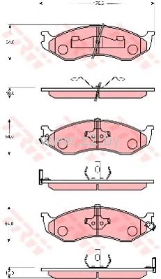 Тормозные колодки дисковые